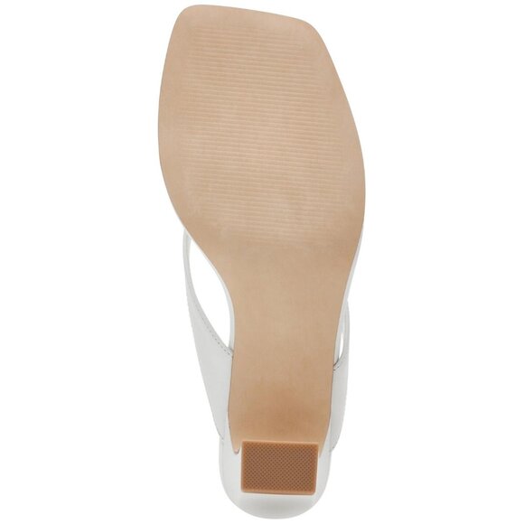 NWT Steve Madden Women's Ninna Blade Heel Thong Sandals NINN02S1 White 7.5M - Picture 5 of 12